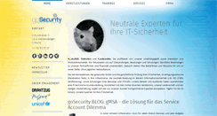 Desktop Screenshot of gosecurity.ch